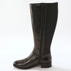 Feestelijke Schoenen|Laarzen<Blancheporte Leren laarzen, speciaal voor brede kuiten. zwart