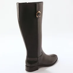 Feestelijke Schoenen|Laarzen<Blancheporte Leren laarzen, speciaal voor brede kuiten. zwart