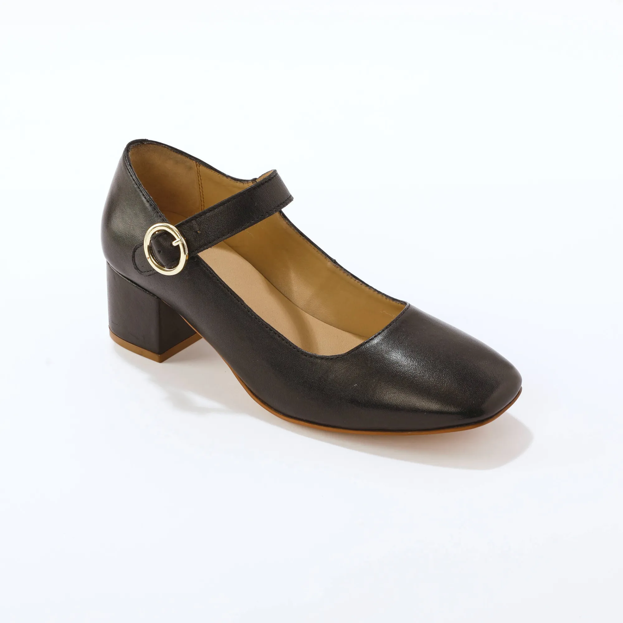 Feestelijke Schoenen|Ballerina's<Blancheporte Leren laarzen, speciaal voor brede kuiten. zwart