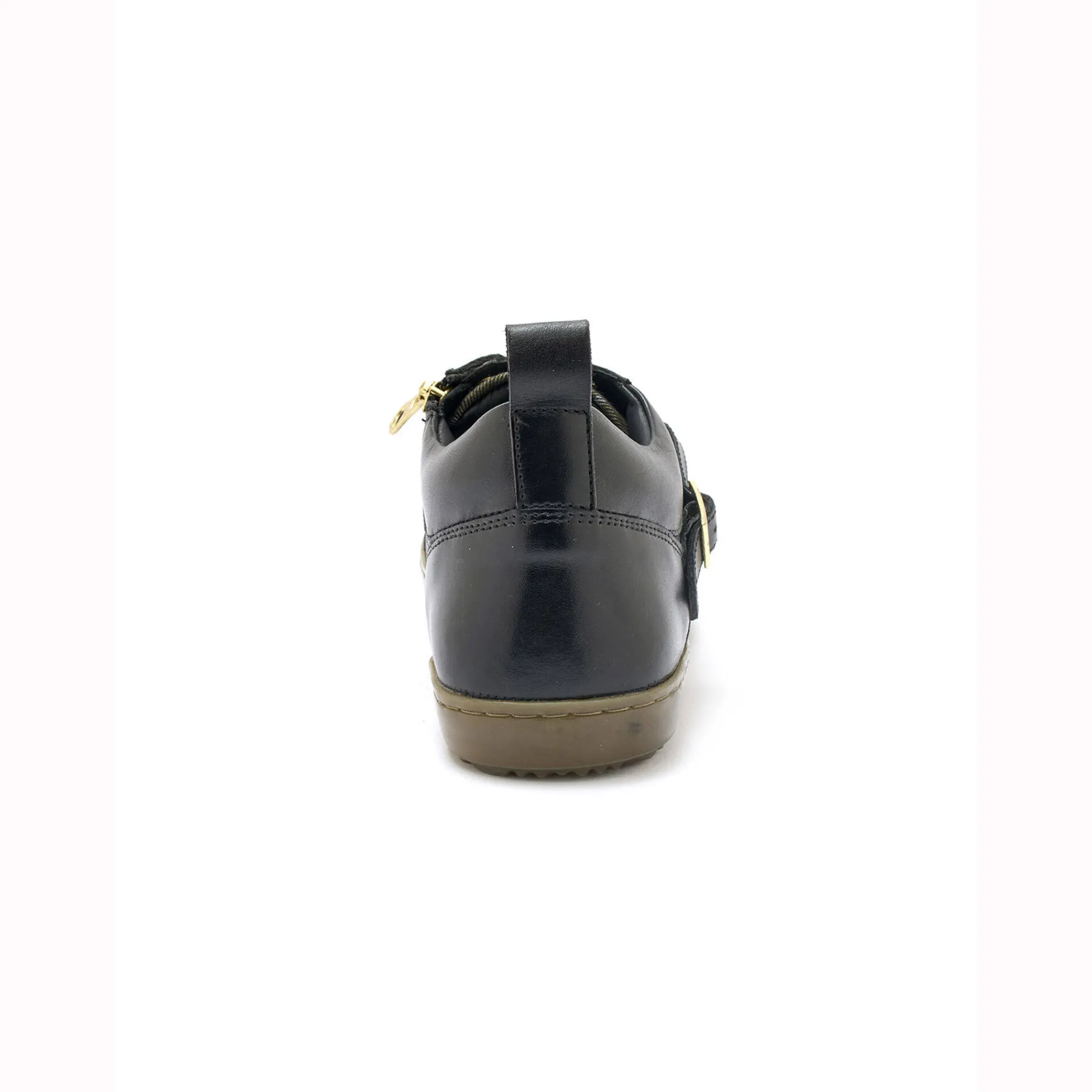 Baskets En Sneakers|Schoenen<PédiConfort Leren sneakers in derbymodel, comfortabele breedte zwart