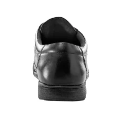 Schoenen|Schoenen Heren<Blancheporte Leren sneakers met scratchsluiting zwart