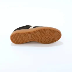 Baskets En Sneakers|Schoenen<Blancheporte Leren sneakers met veters zwart