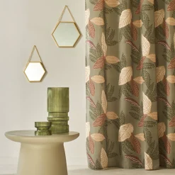 Gordijn, Glasgordijn & Store<Blancheporte Lichtdempend gordijn met bladerenprint groen