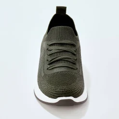 Baskets En Sneakers|Schoenen<Blancheporte Lichte baskets in mesh kaki
