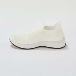 Baskets En Sneakers|Schoenen<Blancheporte Lichte baskets in mesh ecru