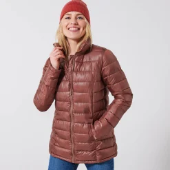 Parka En Donsjas<Colors&Co Lichte gewatteerde jas, kort model chocolade
