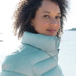 Parka En Donsjas<Colors&Co Lichte gewatteerde jas, kort model hemelsblauw