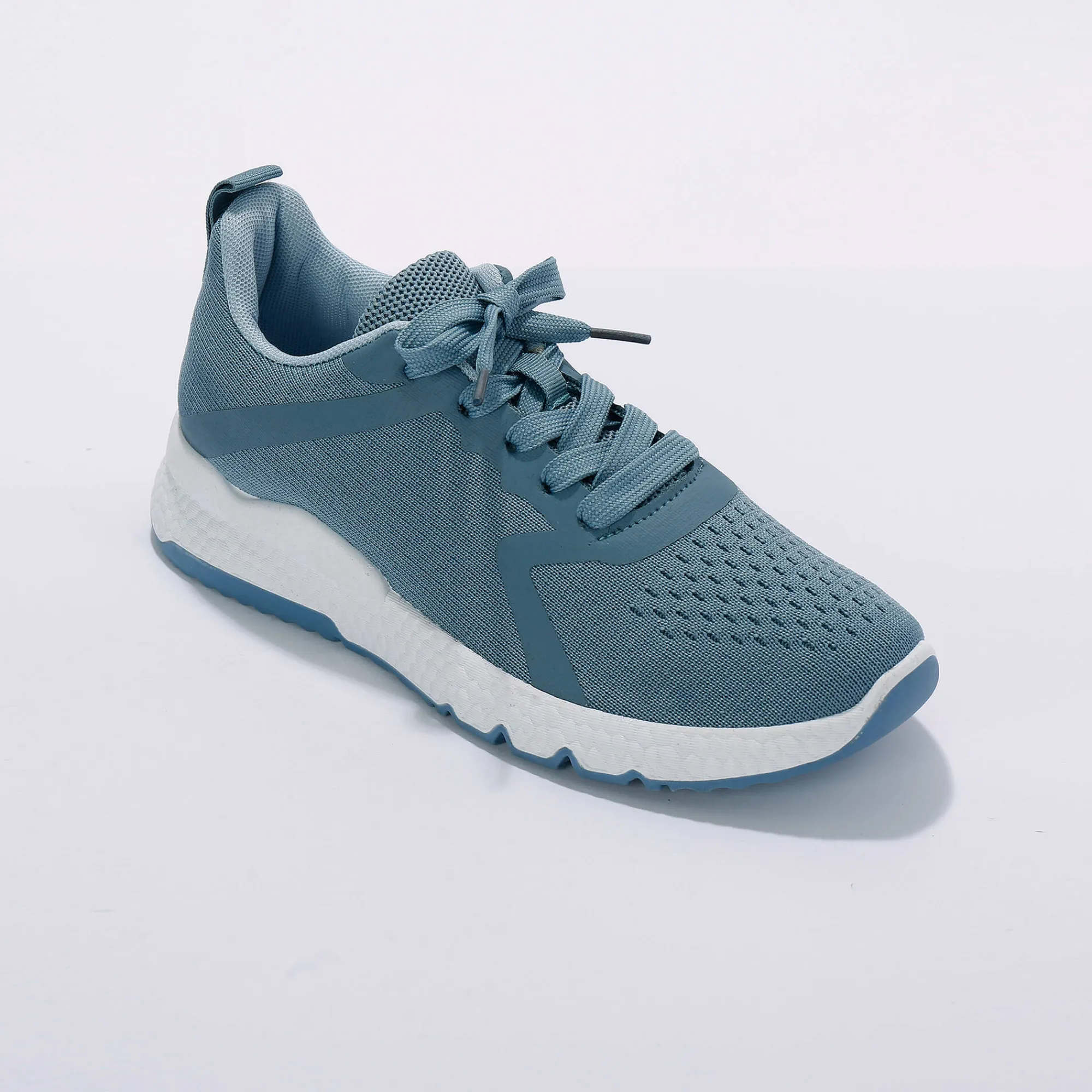 Baskets En Sneakers|Schoenen<Blancheporte Lichte sneakers in ademend textiel blauw