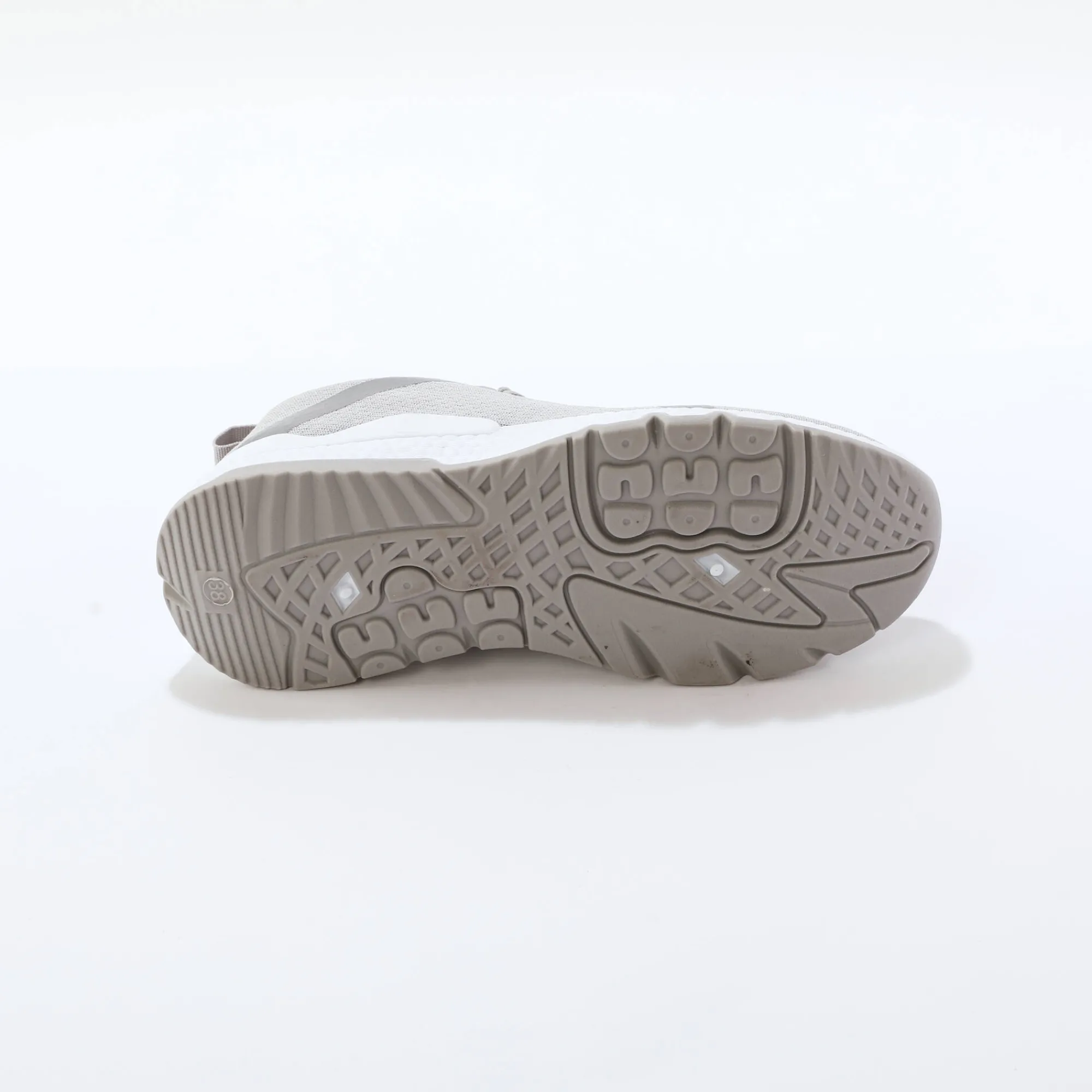 Baskets En Sneakers|Schoenen<Blancheporte Lichte sneakers in ademend textiel grijs