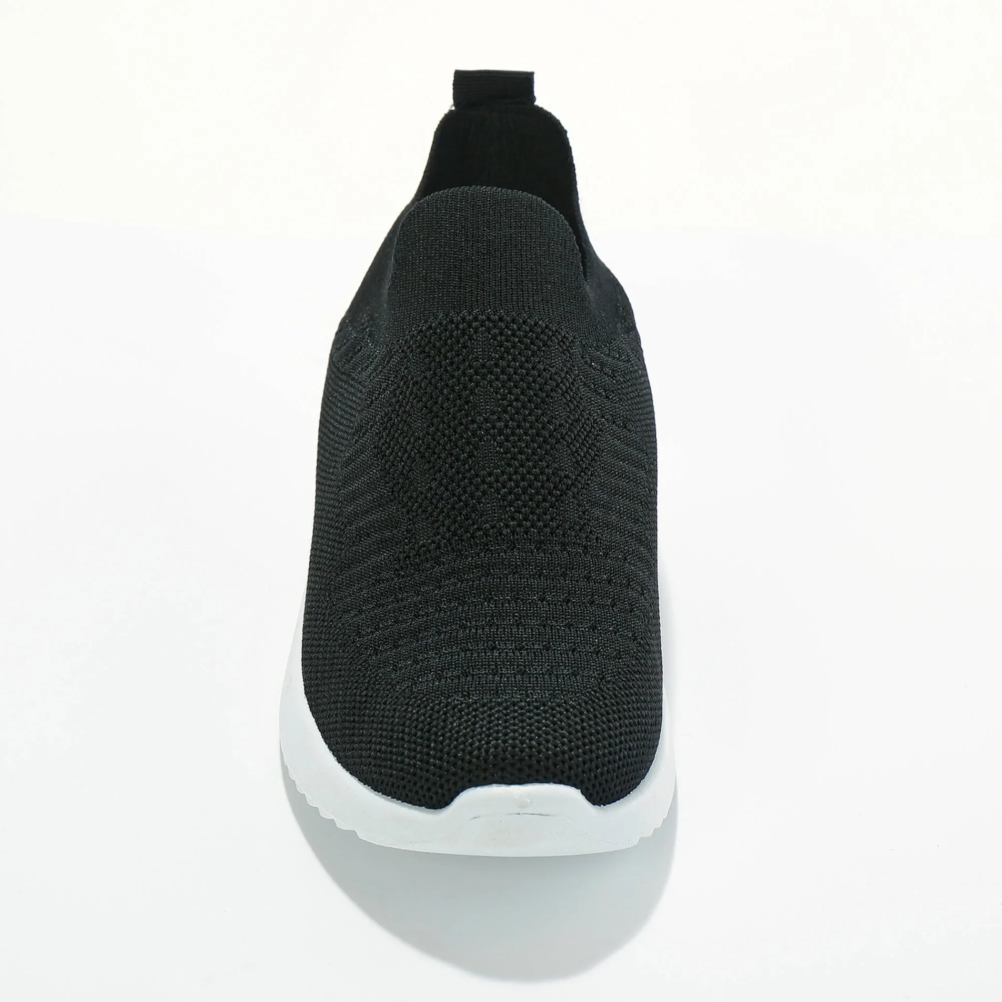 Baskets En Sneakers|Schoenen<Blancheporte Lichte sneakers in meshtextiel, makkelijk aan te trekken zwart