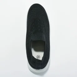 Baskets En Sneakers|Schoenen<Blancheporte Lichte sneakers in meshtextiel, makkelijk aan te trekken zwart