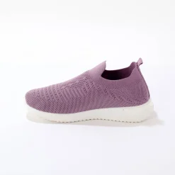 Baskets En Sneakers|Schoenen<Blancheporte Lichte sneakers in meshtextiel, makkelijk aan te trekken grijsmauve