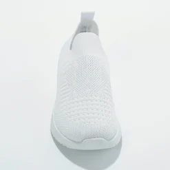 Baskets En Sneakers|Schoenen<Blancheporte Lichte sneakers in meshtextiel, makkelijk aan te trekken wit