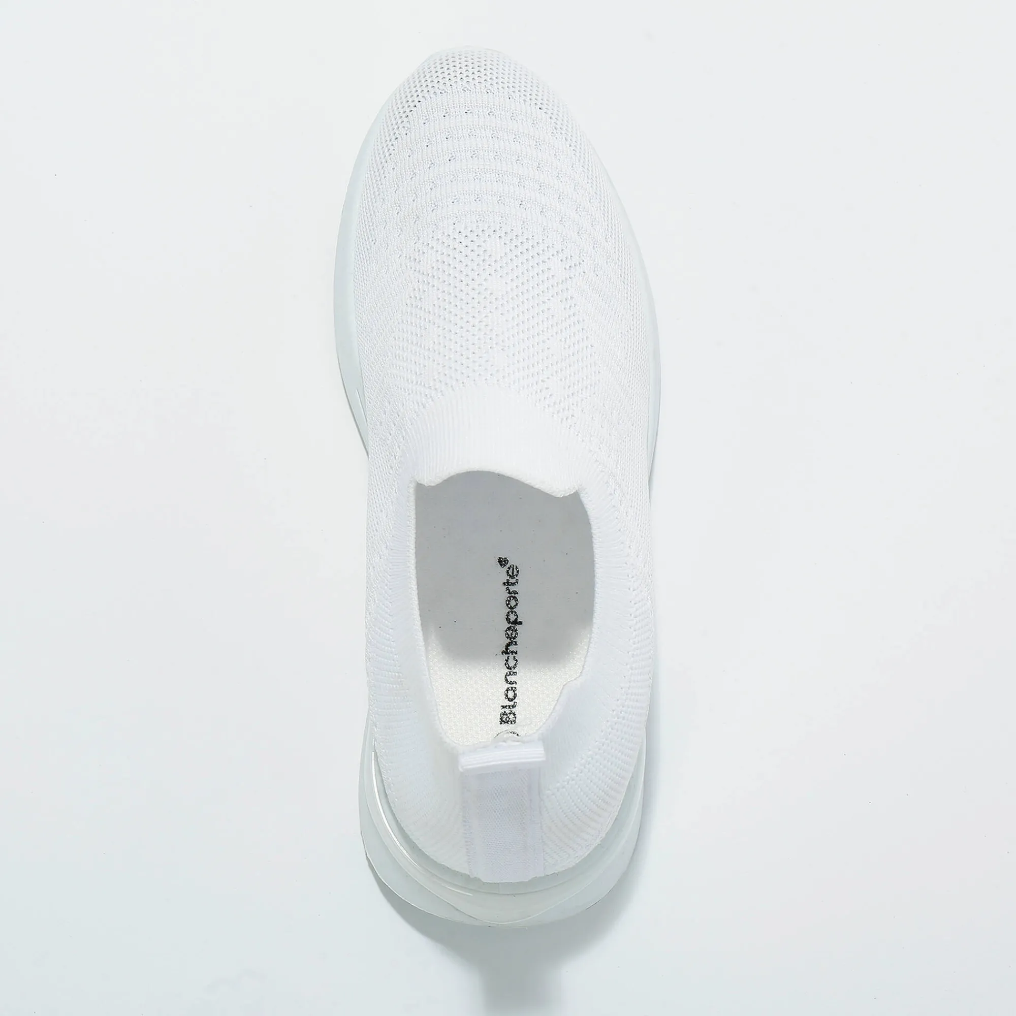 Baskets En Sneakers|Schoenen<Blancheporte Lichte sneakers in meshtextiel, makkelijk aan te trekken wit