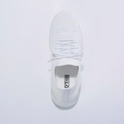 Baskets En Sneakers|Schoenen<Blancheporte Lichte sneakers in meshtextiel, met veters wit