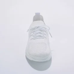Baskets En Sneakers|Schoenen<Blancheporte Lichte sneakers in meshtextiel, met veters wit