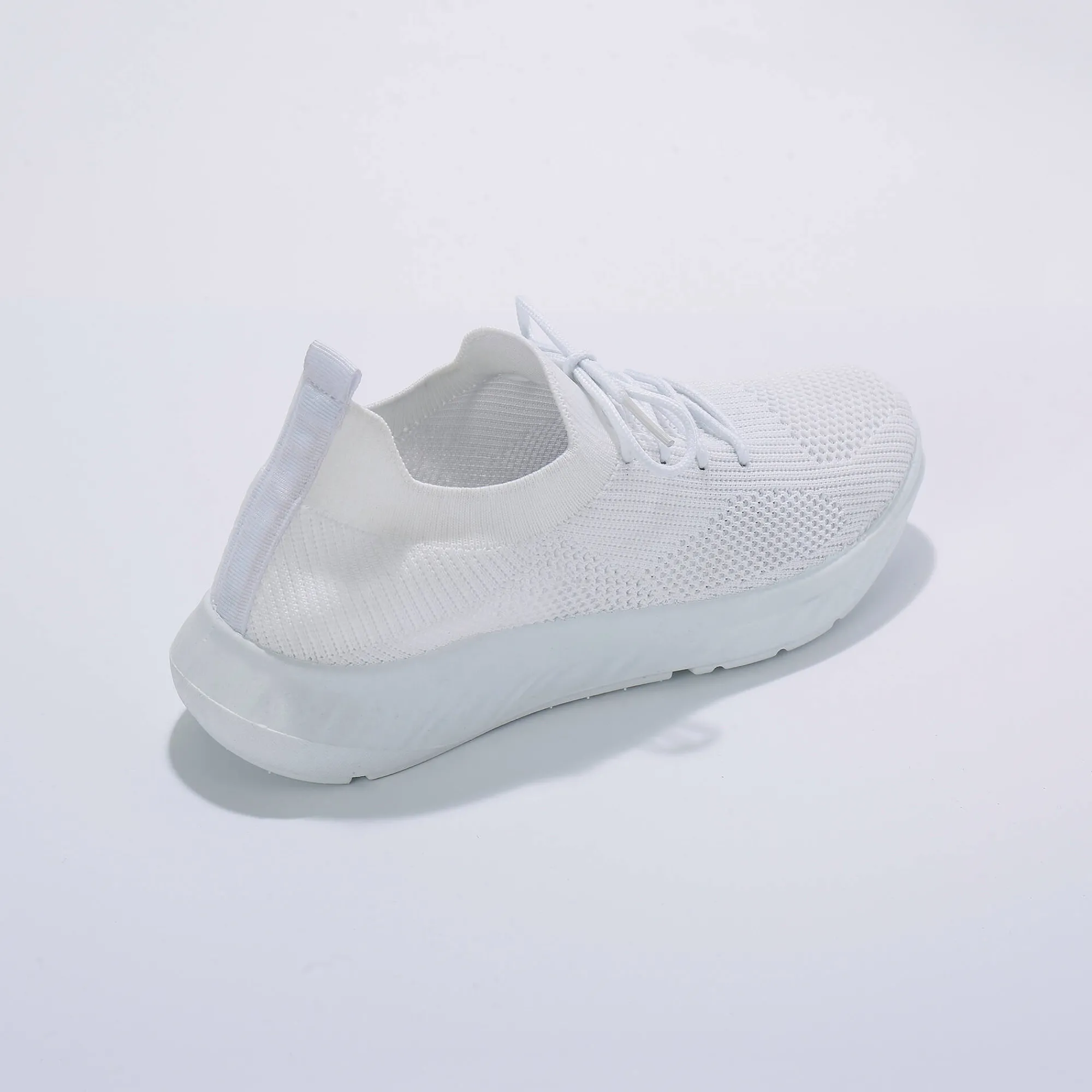 Baskets En Sneakers|Schoenen<Blancheporte Lichte sneakers in meshtextiel, met veters wit
