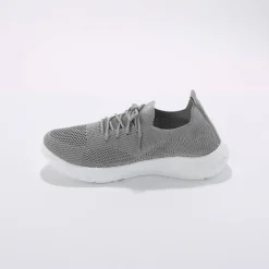 Baskets En Sneakers|Schoenen<Blancheporte Lichte sneakers in meshtextiel, met veters grijs