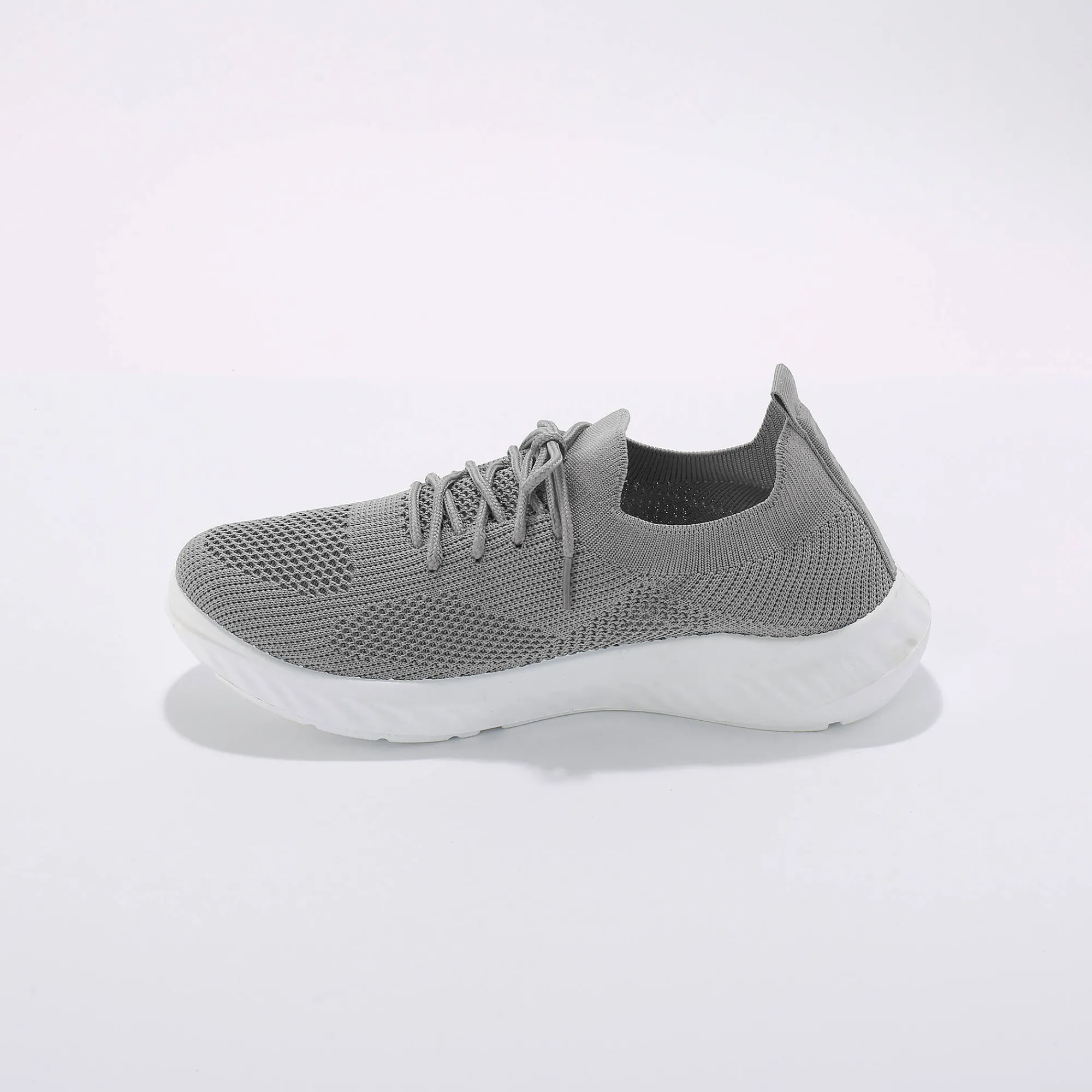 Baskets En Sneakers|Schoenen<Blancheporte Lichte sneakers in meshtextiel, met veters grijs