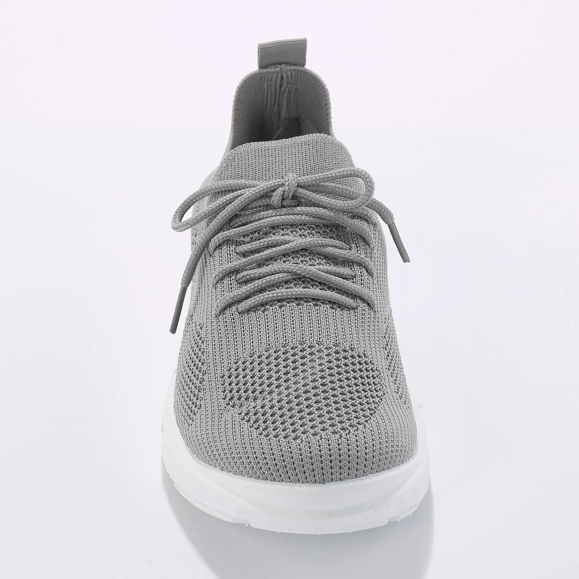 Baskets En Sneakers|Schoenen<Blancheporte Lichte sneakers in meshtextiel, met veters grijs