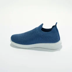 Baskets En Sneakers|Schoenen<Blancheporte Lichte sneakers in meshtextiel, makkelijk aan te trekken blauw