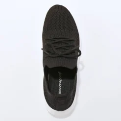 Baskets En Sneakers|Schoenen<Blancheporte Lichte sneakers in meshtextiel, met veters zwart