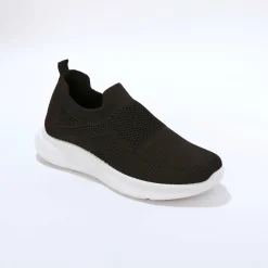 Schoenen|Schoenen Heren<Blancheporte Lichte sneakers, meshtextiel zwart