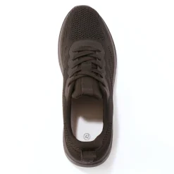 Schoenen|Schoenen Heren<Blancheporte Lichte sneakers met veters, meshtextiel zwart