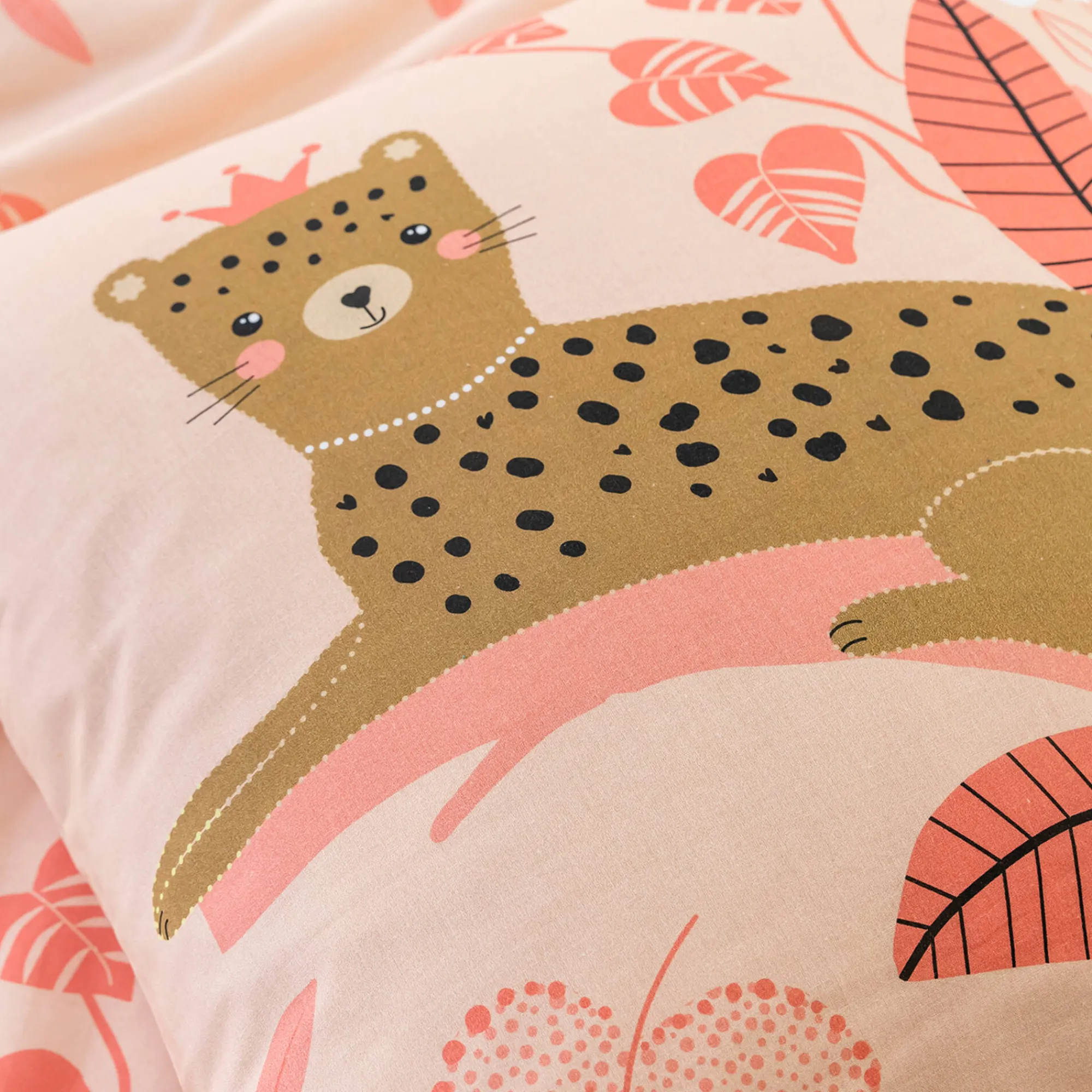 Bedlinnenset Kids|Bedlinnenset Kids<Colombine des petits Linge de lit enfant Reina imprimé 1 personne - coton roze
