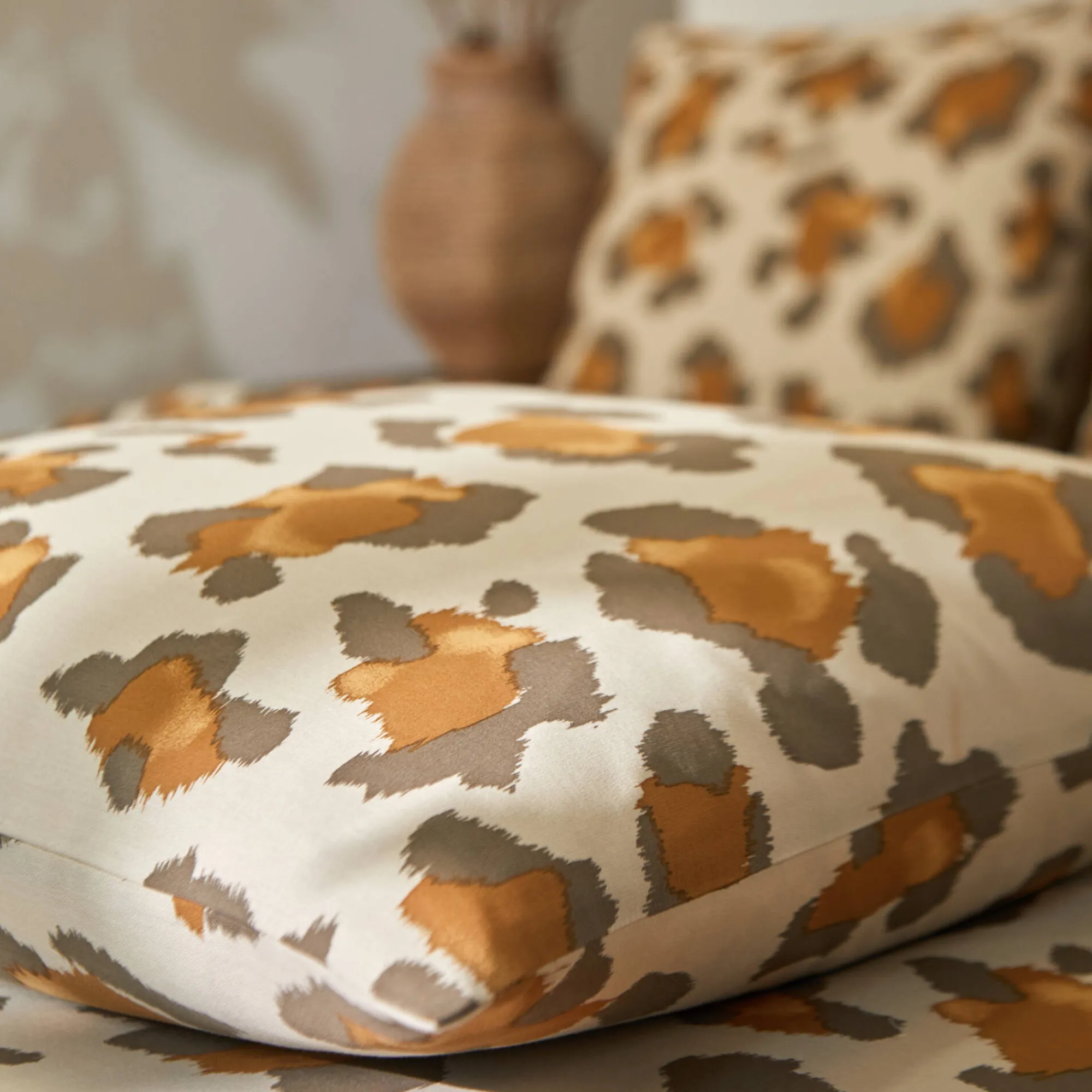 Fantasie Bedlinnen|Vlak Laken<Blancheporte Linge de lit Pedro en polycoton imprimé peau de bête zandkleur