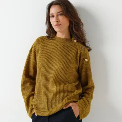Trui En Vest<Blancheporte Loose trui, lange en ruime mouwen, patenttricot bronskleur