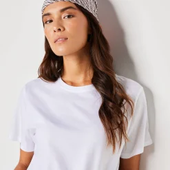T-Shirt En Topje<Blancheporte Loose' T-shirt in katoen, effen wit