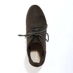 Bottines En Boots|Schoenen<Blancheporte Low-boots met hak in houtstijl zwart