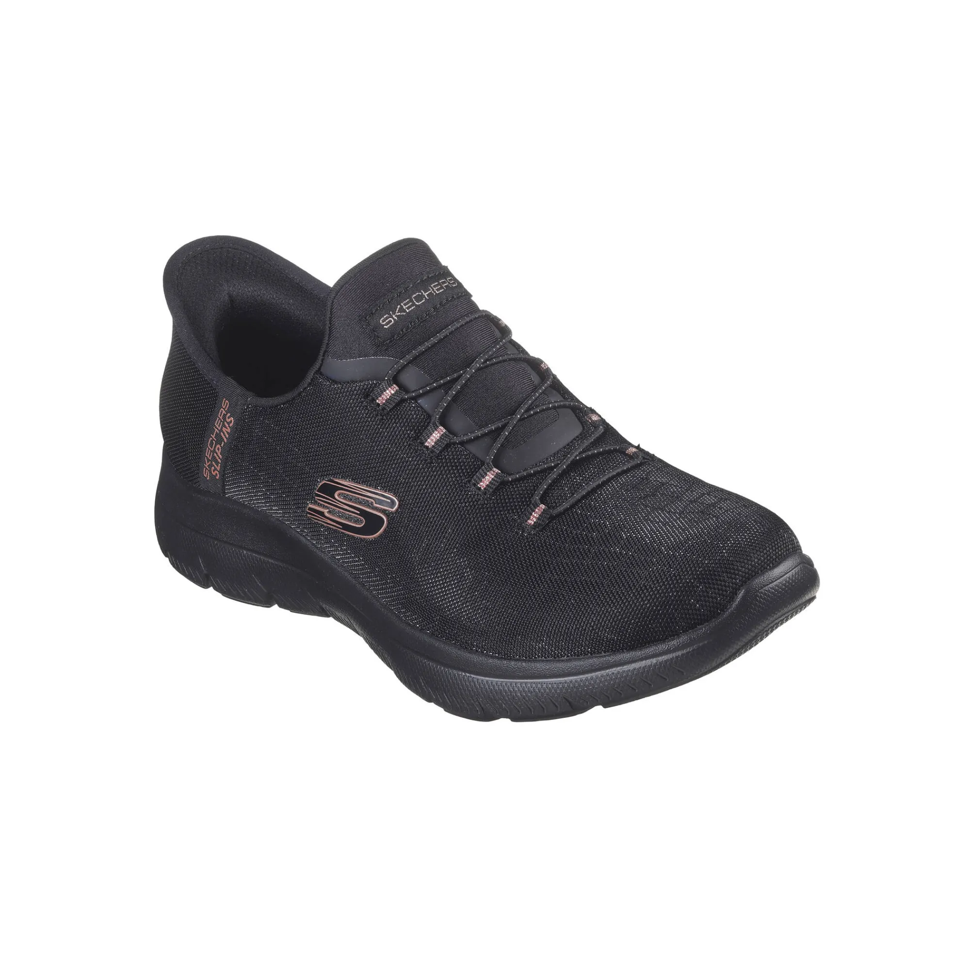 Baskets En Sneakers|Schoenen<Skechers Makkelijk aan te trekken sneakers Slip-Ins - SUMMITS CLASSY NIGHT zwart
