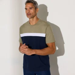 T-Shirt, Hemd En Polo<Blancheporte Makkelijk aan te trekken T-shirt, korte mouwen en opening aan de schouder kaki / marine