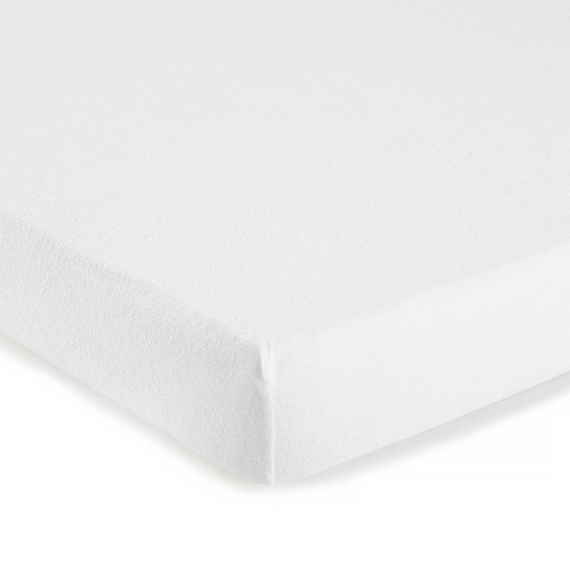 Matrasbeschermer<Blancheporte Matrasbeschermer in absorberende badstof, met Biome® behandeling wit