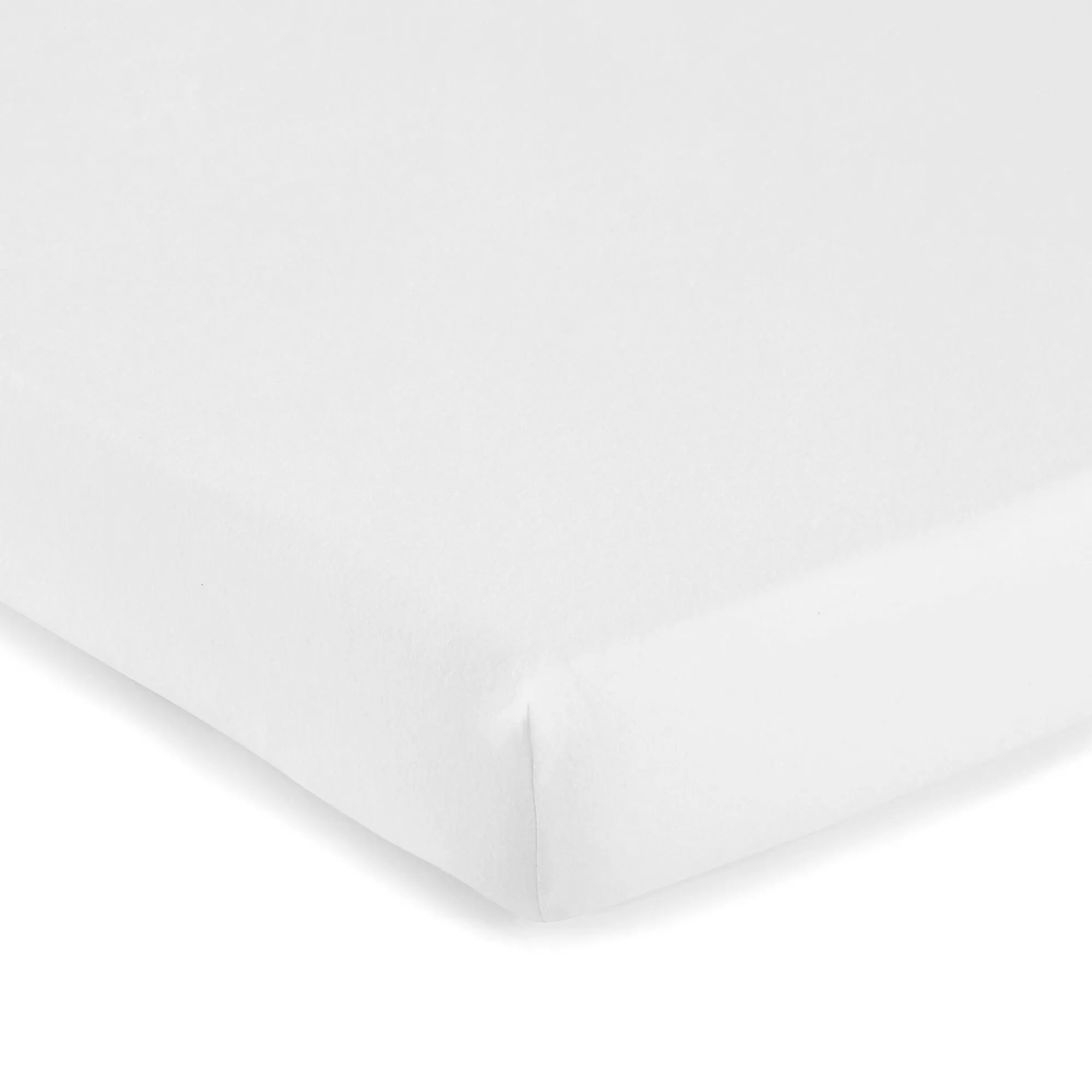 Matrasbeschermer<Blancheporte Matrasbeschermer in absorberend molton 200 g/m2, hoesmodel met hoekdiepte 25 cm wit