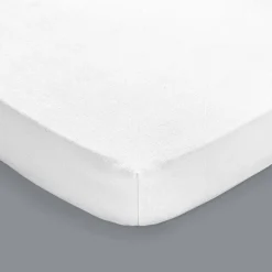 Matrasbeschermer Kids|Matrasbeschermer<Blancheporte Matrasbeschermer voor kinderbed in ondoorlatend molton 200 g/m2 wit