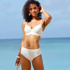 Badmode|Badmode<Blancheporte Maxi zwemslip Calayo ecru