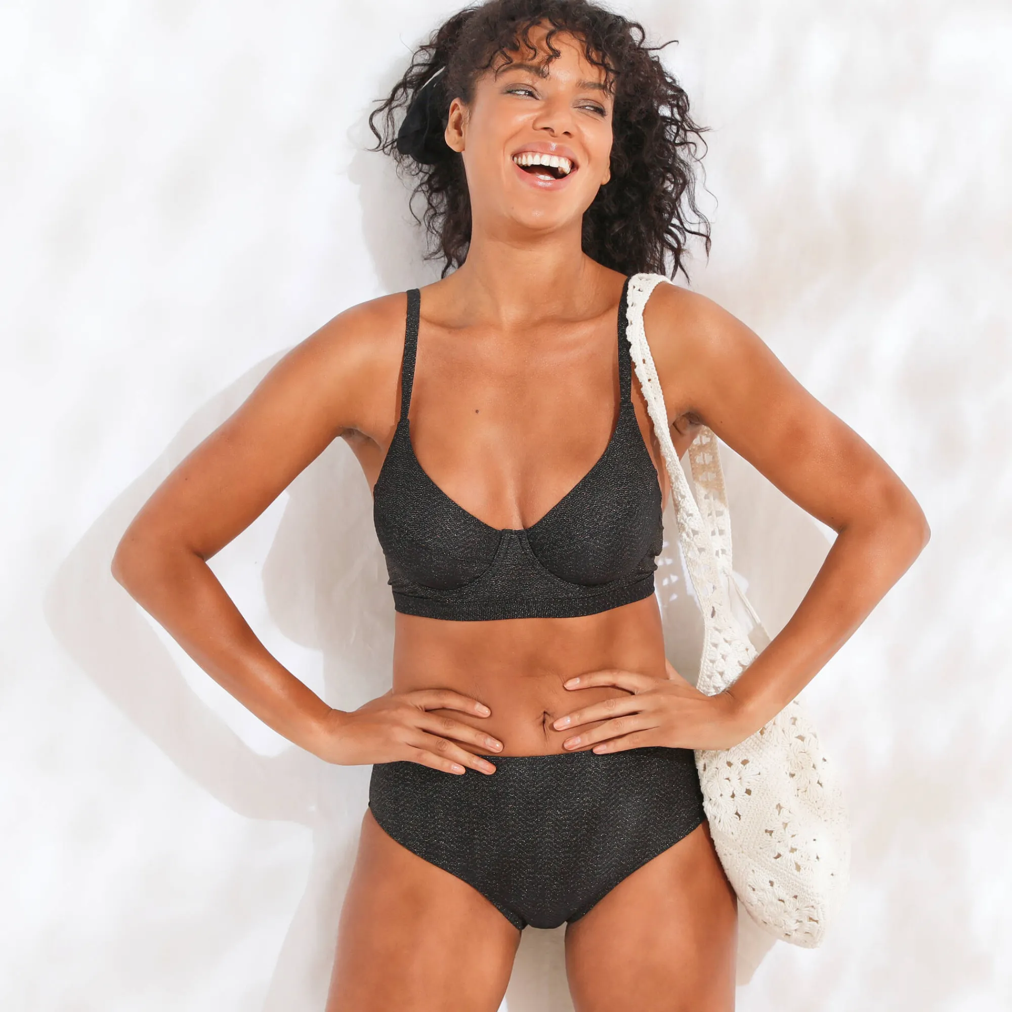 Badmode|Badmode<Blancheporte Maxi zwemslip Calayo zwart
