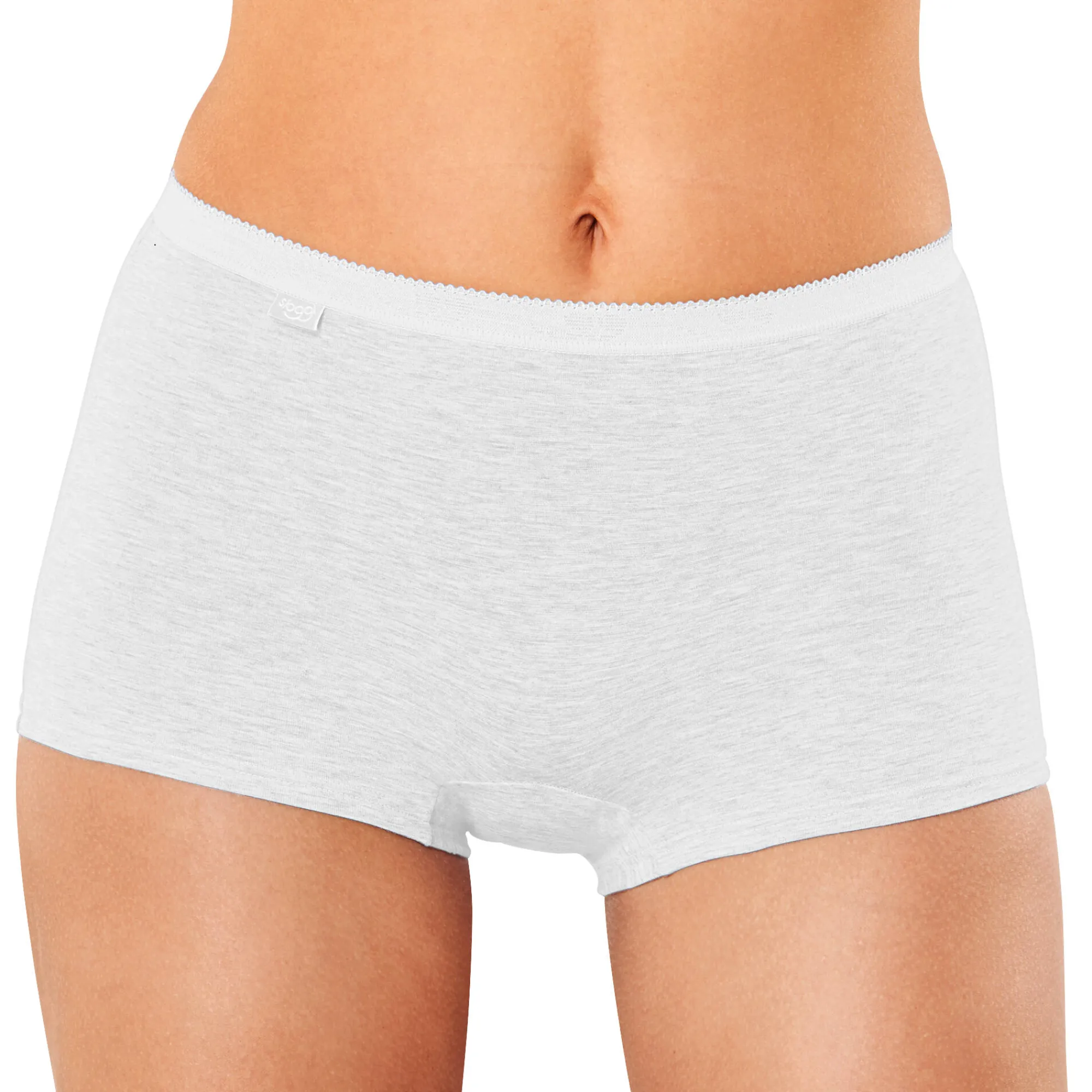 Slip En Shorty<Sloggi Maxishort Basic + - set van 3 wit