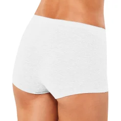 Slip En Shorty<Sloggi Maxishort Basic + - set van 3 wit
