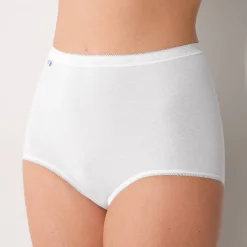 Slip En Shorty<Sloggi Maxislip Basic - set van 3 wit