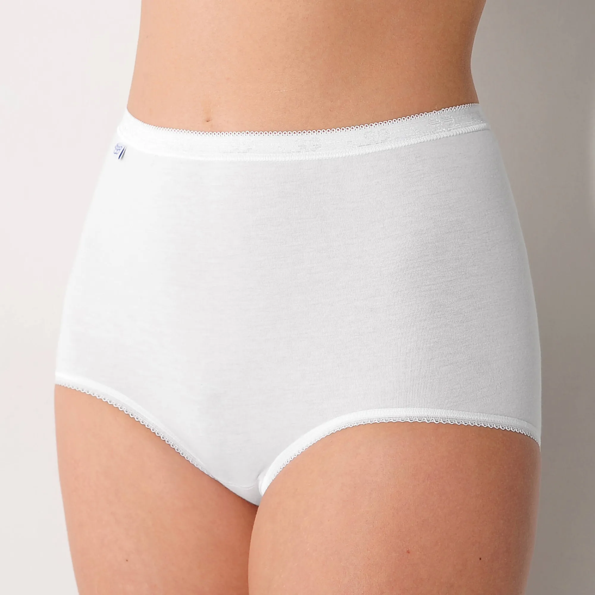 Slip En Shorty<Sloggi Maxislip Basic - set van 3 wit