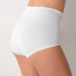 Slip En Shorty<Sloggi Maxislip Basic - set van 3 wit