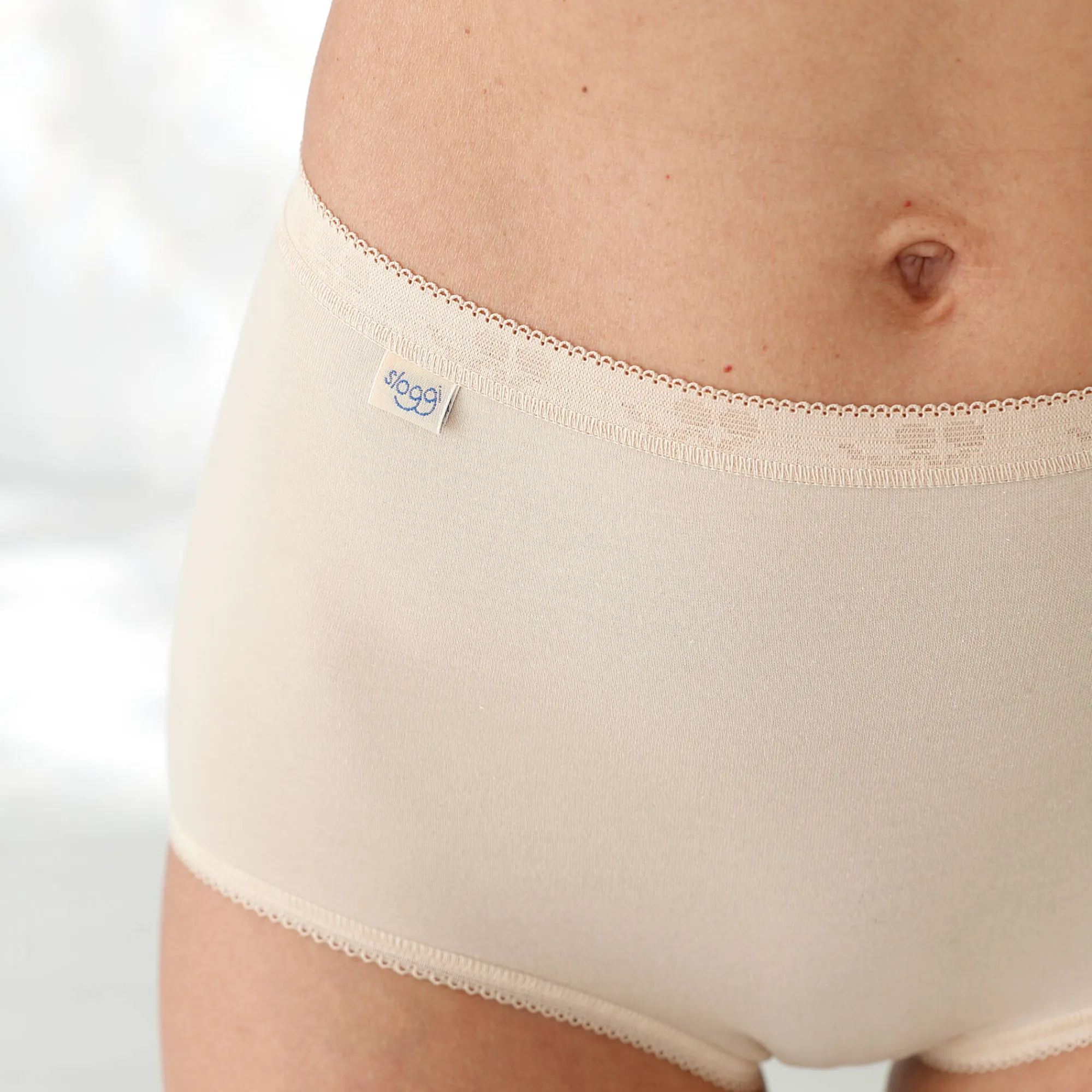 Slip En Shorty<Sloggi Maxislip Basic - set van 3 nude
