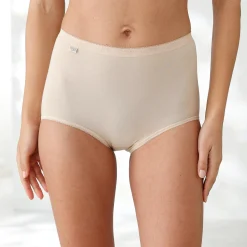 Slip En Shorty<Sloggi Maxislip Basic - set van 3 nude