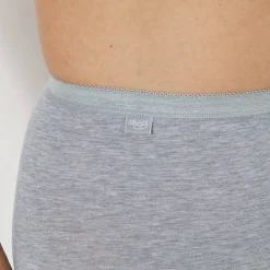 Slip En Shorty<Sloggi Maxislip Basic - set van 3 chiné grijs
