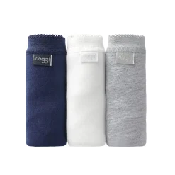 Slip En Shorty<Sloggi Maxislip Basic - set van 3 marine + wit + grijs