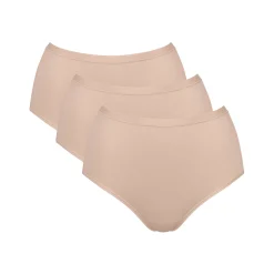 Slip En Shorty<Sloggi Maxislip "Go Daily Cotton" in stretchkatoen - 2+1 huidkleur